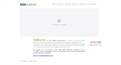 Desktop Screenshot of aaarubbish.com